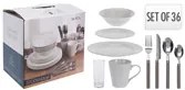 EH EXCELLENT HOUSEWARE ΠΙΆΤΑ - ΣΕΤ ΔΕΊΠΝΟΥ/ΚΑΦΈ DINNER SET EH PORCELAIN 36PCS Q90000010 23,2/33/30 NEOPORTAL-8719987406942