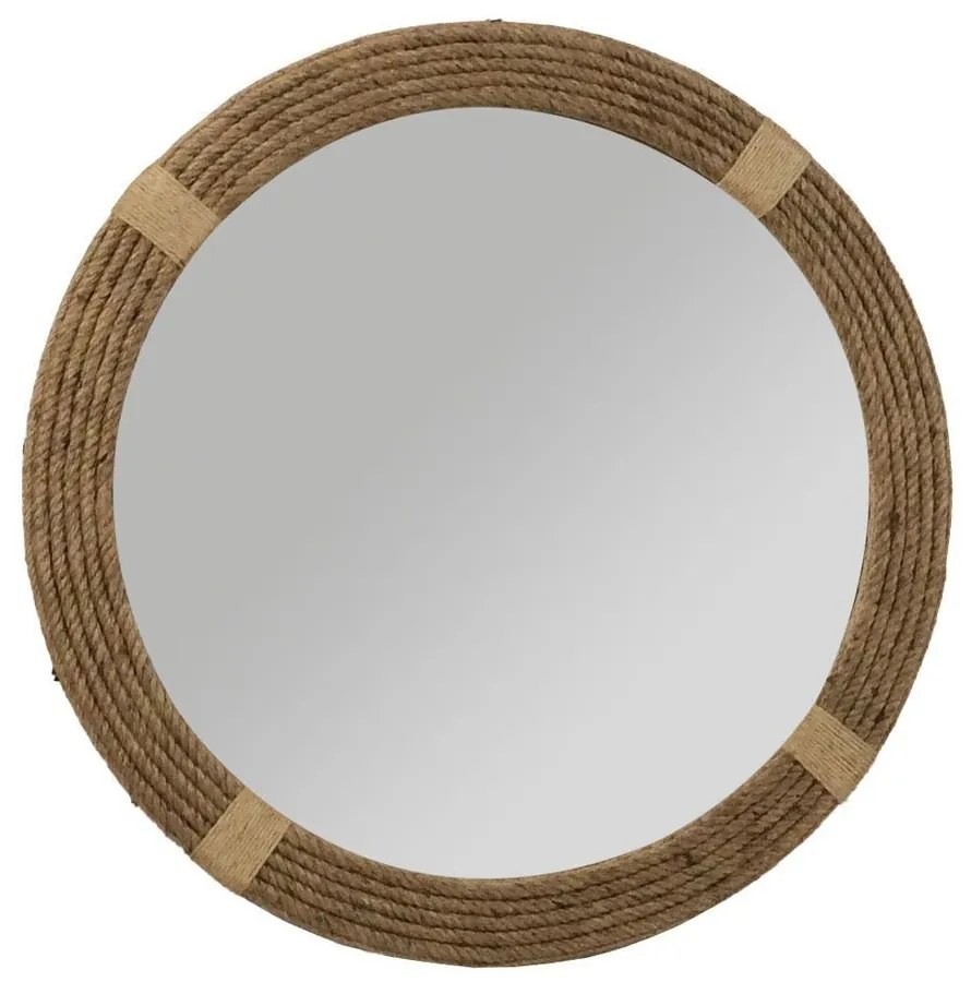 Καθρέπτης Τοίχου Nautica 11-0635 90x4x90 Natural Rope