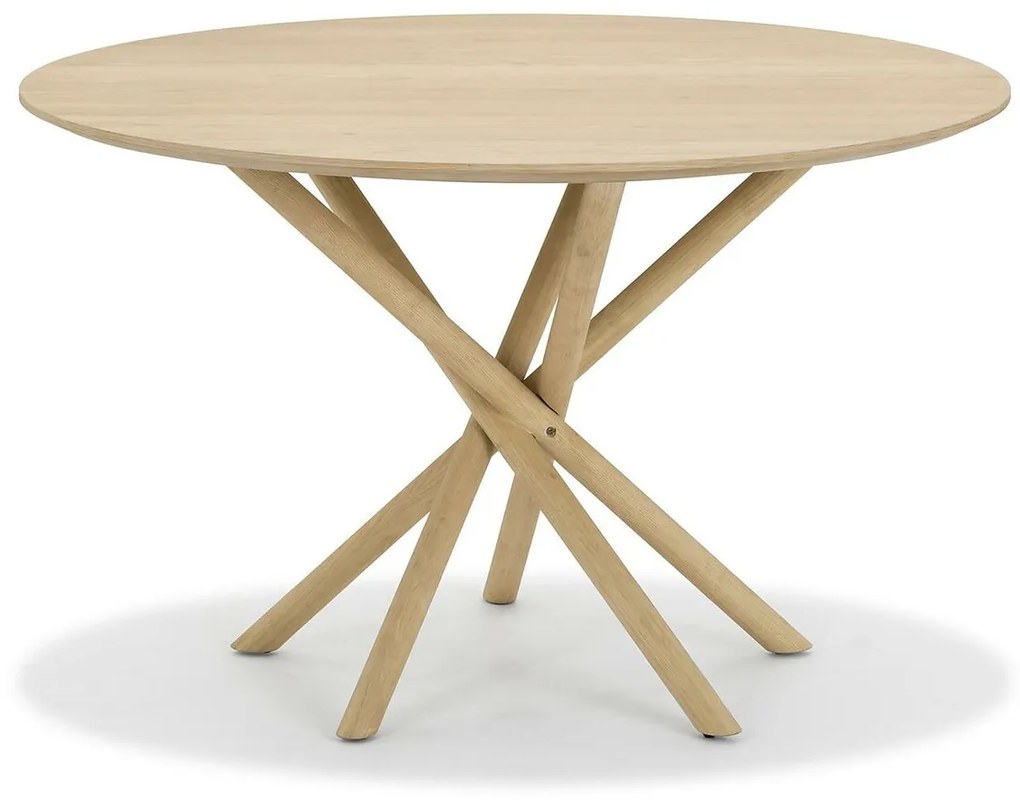 Τραπέζι Springfield 225, Ανοιχτό καφέ, 76cm, Φυσικό ξύλο καπλαμά, Ινοσανίδες μέσης πυκνότητας | Epipla1.gr
