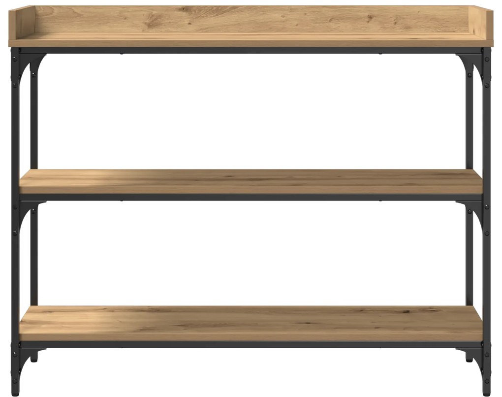 vidaXL Κονσόλα Ξύλου Artisan 100x30x80 εκ. Κατασκευασμένο ξύλο & Ατσάλι