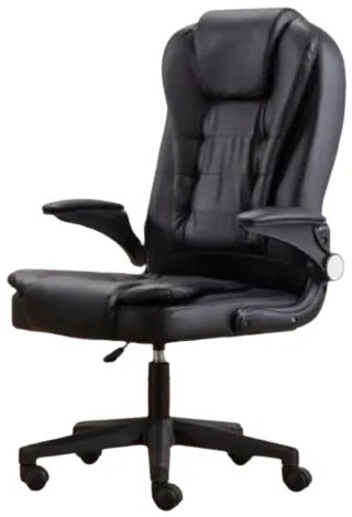 OEM Καρέκλα Γραφείου-Gaming Chair YT-016 Μαύρη Δερμάτινη