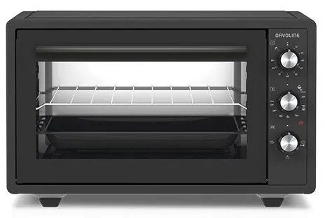 Davoline URBAN CHEF 3700 BL Ηλεκτρικό Φουρνάκι 37lt 1625W Μαύρο