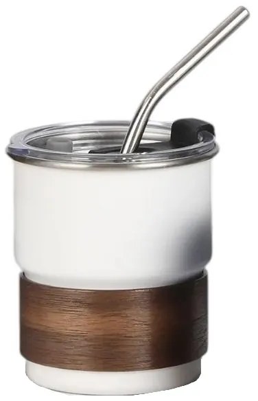 Φορητό παγούρι-θερμός - 300ml Λευκό