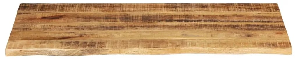 vidaXL Επιφάνεια Τραπεζιού 120x60x2,5 εκ. Live Edge Μασίφ Ξύλο Μάνγκο