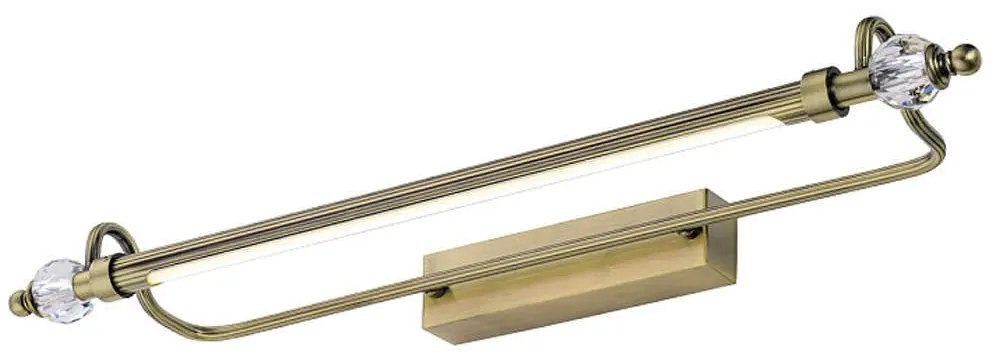 Φωτιστικό Τοίχου - Απλίκα Rembrant M 8166 9W Led Antique Brass Nowodvorski Metal