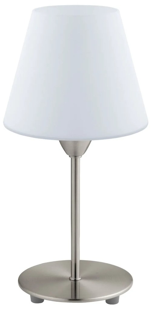 Φωτιστικό Επιτραπέζιο Damasco 1 95785 Silver Eglo Steel,Glass