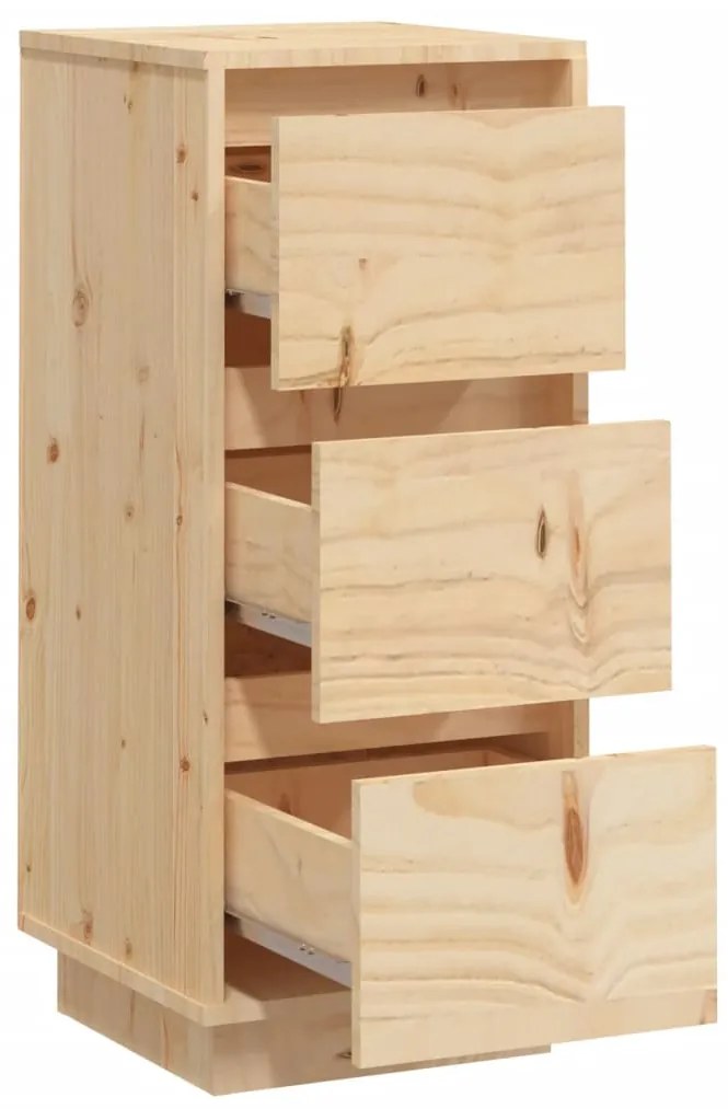 vidaXL Ντουλάπι 32 x 34 x 75 εκ. από Μασίφ Ξύλο Πεύκου