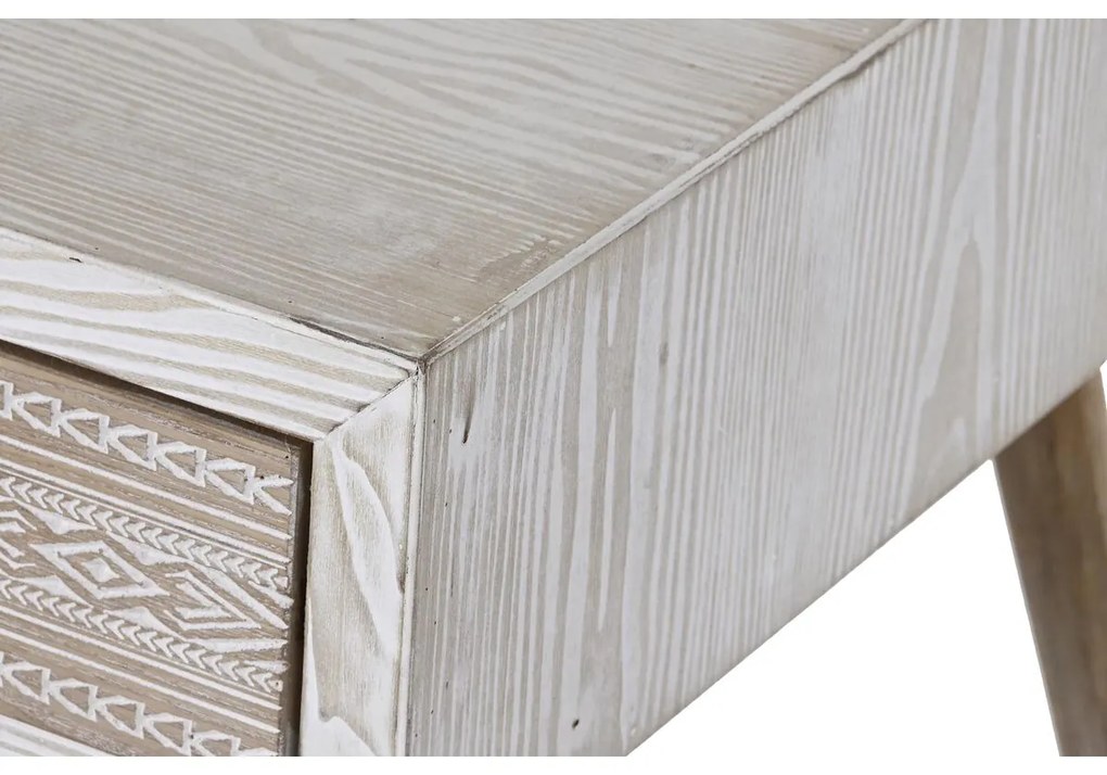 Τραπεζάκι Καφέ DKD Home Decor Έλατο βαμβάκι (110 x 60 x 50 cm)