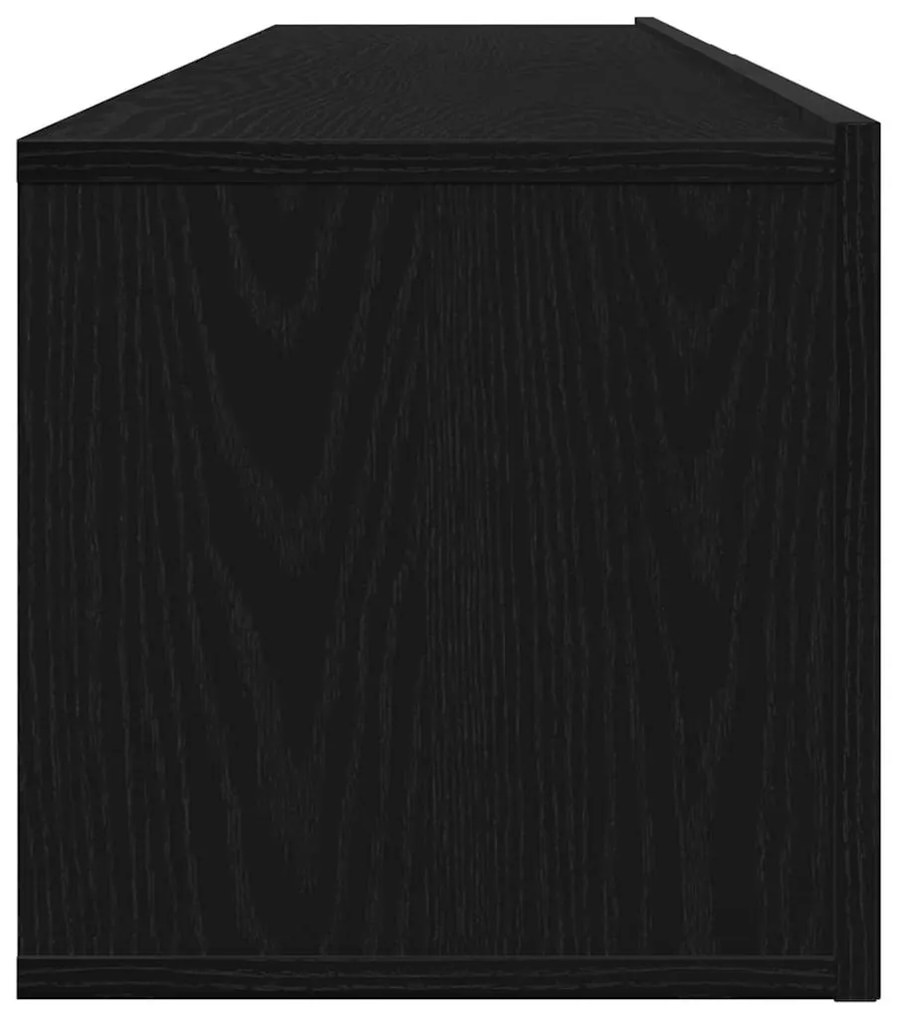 vidaXL Σετ επίπλου τηλεόρασης 2 pcs Μαύρη δρυς 100 x 30 x 30 cm