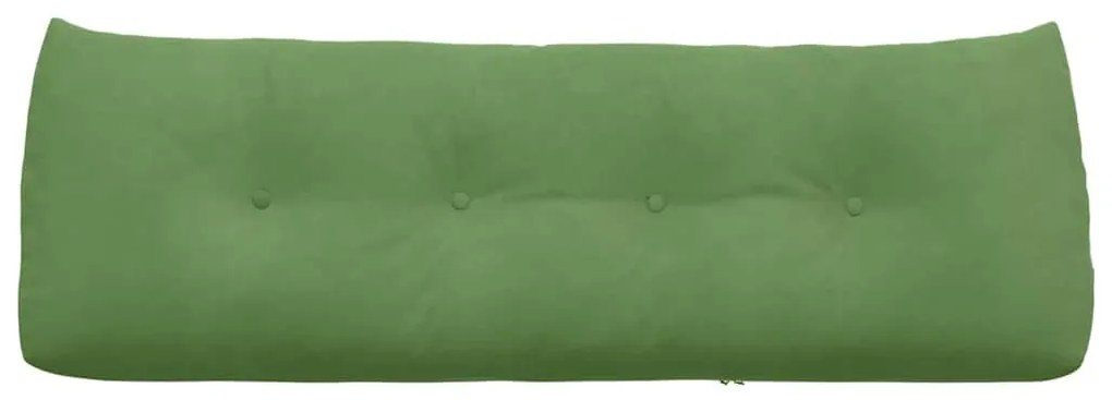 vidaXL Μαξιλάρι Πλάτης Ανοιχτό Πράσινο 140 x 24 x 50 εκ Βελούδο
