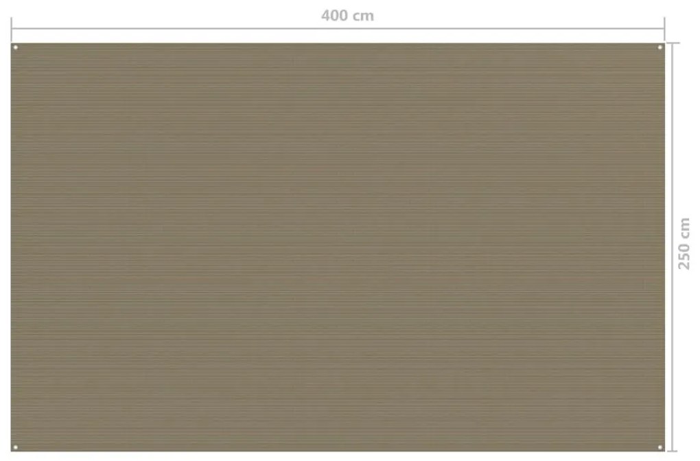 Χαλί Σκηνής Taupe 250 x 400 εκ.