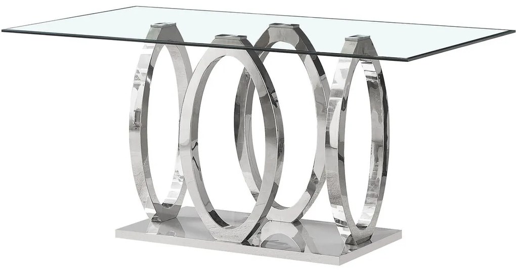 Τραπεζαρία Home ESPRIT Χάλυβας 160 x 90 x 76 cm