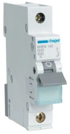 Αυτόματη Ασφάλεια B 6Ka 1x40Α MBN140 Hager MBN140