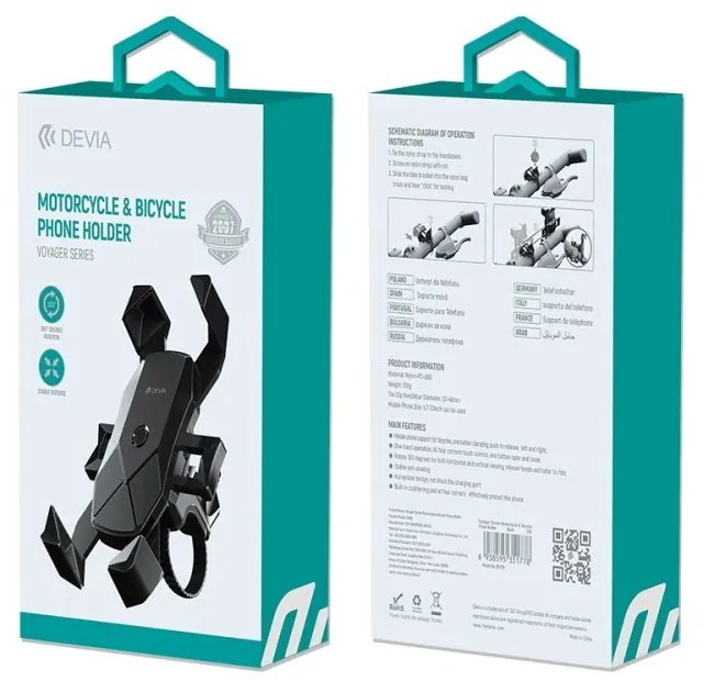 Devia bike mount holder Voager ES063 black