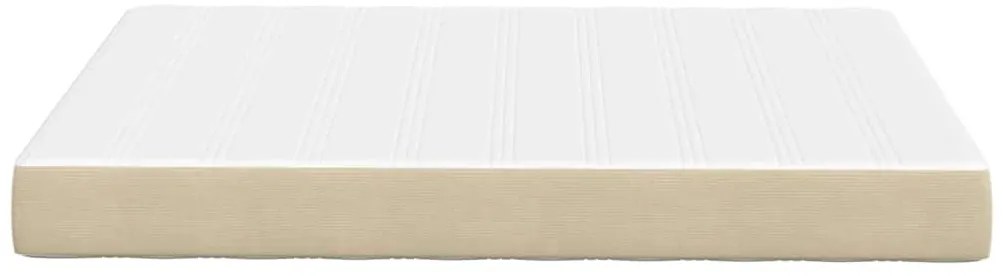 vidaXL Στρώμα Κρεβατιού με στρώμα Φασκόμηλο 160 x 200 cm ύφασμα