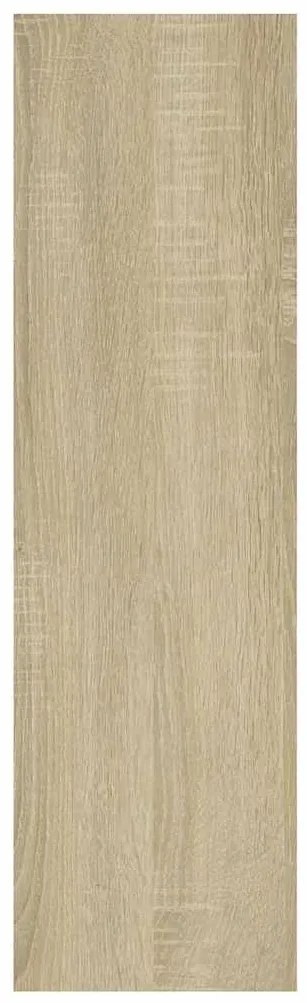 vidaXL Ραφιέρα Τοίχου Sonoma Δρυς 75 x 16 x 55 εκ. από Επεξ. Ξύλο
