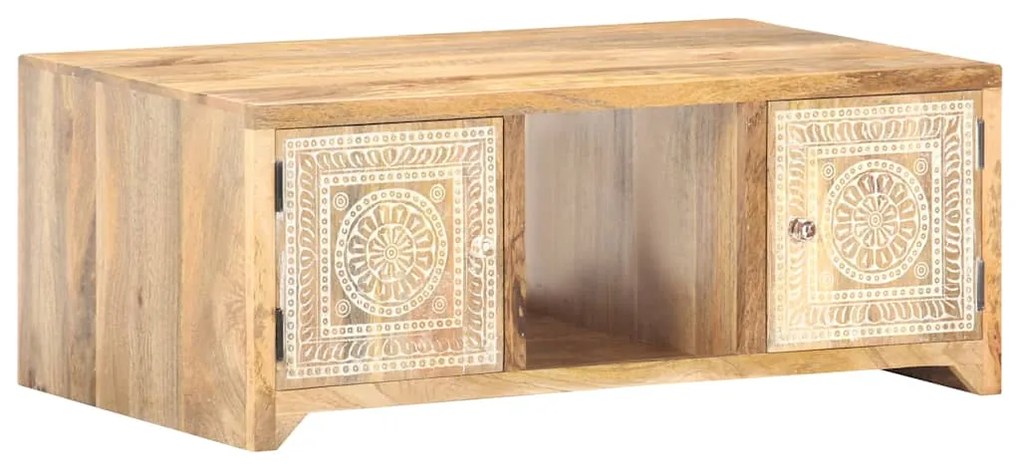 vidaXL Τραπεζάκι Σαλονιού 90 x 50 x 35 εκ. από Μασίφ Ξύλο Μάνγκο