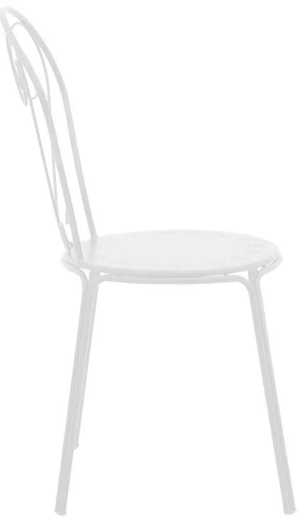 Σετ Κήπου Τραπεζαρία Watson-Chari 3 τεμ Μεταλλικό Λευκό με Τραπέζι 70x70x70εκ. 70x70x70 εκ.