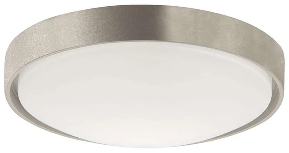 Φωτιστικό Οροφής - Πλαφονιέρα Yara 4199601 Φ300 Led White-Silver Viokef Metal, Glass
