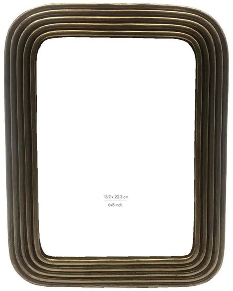 Κορνίζα Abel 031136 15x20cm Gold Γυαλί,Polyresin