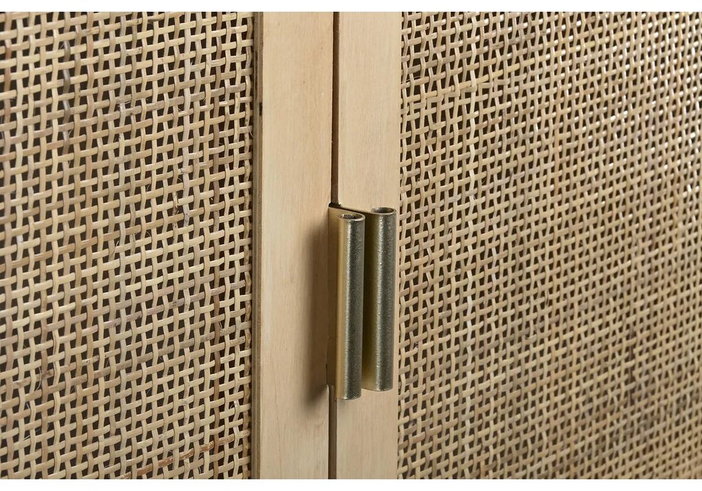 Σκευοθήκη DKD Home Decor Φυσικό Ξυλο παουλόβνια Ξύλο MDF 90 x 40 x 160 cm