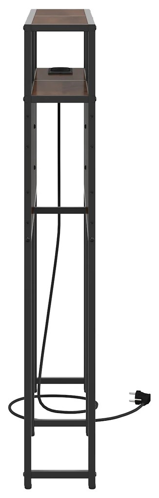 vidaXL Κεφαλάρι Αποθήκης Καφέ δρυς 80 cm Επεξεργασμένο ξύλο