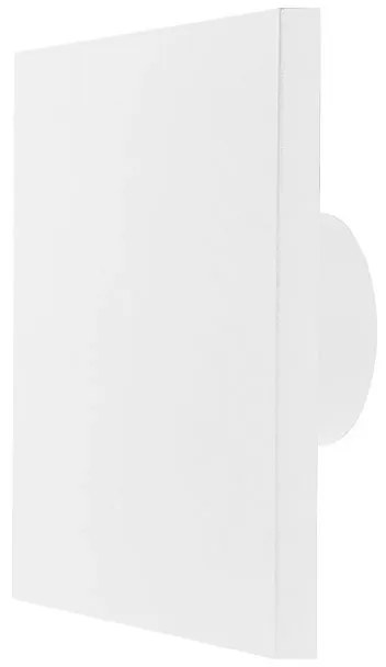 Adeleq Led Απλίκα PC ΄Εμμεσου Φωτισμού Τετράγωνη 8W 3000Κ Ip65 Λευκή 9-89080