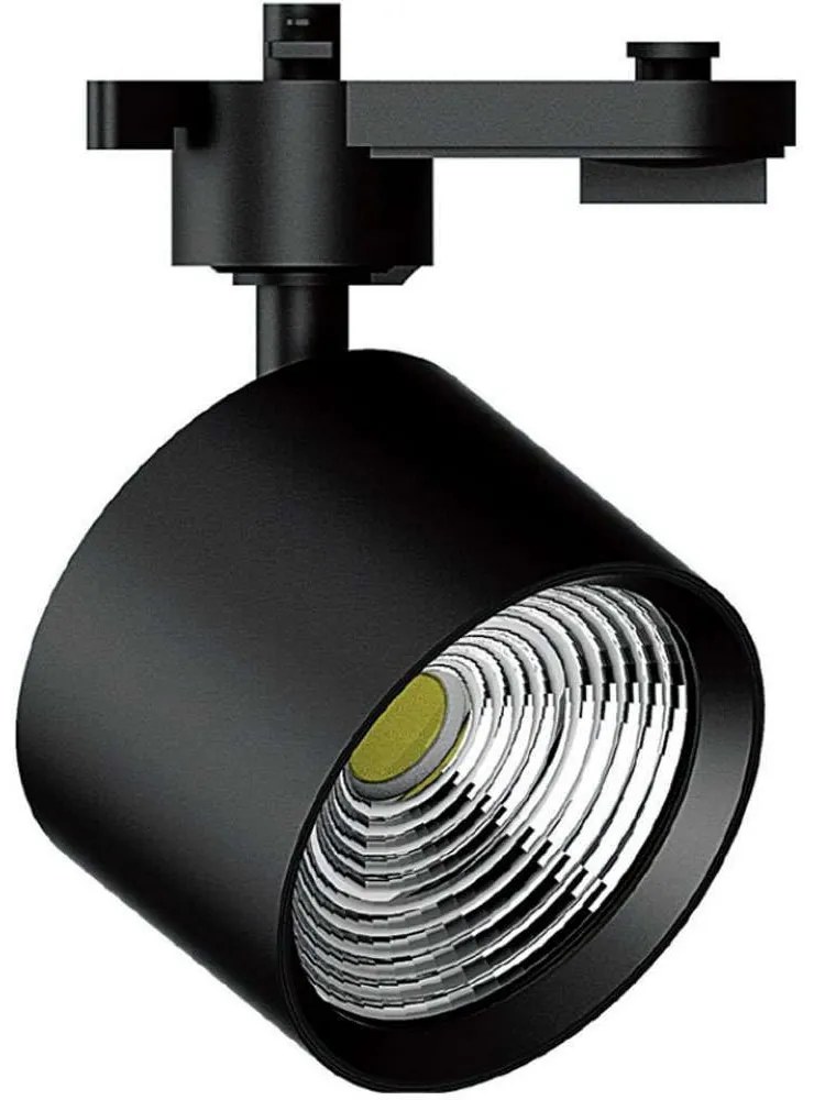 Σποτ Ράγας T00502-BL Φ5,5x8x10,5cm Led 800lm 10W 4000K Black Inlight