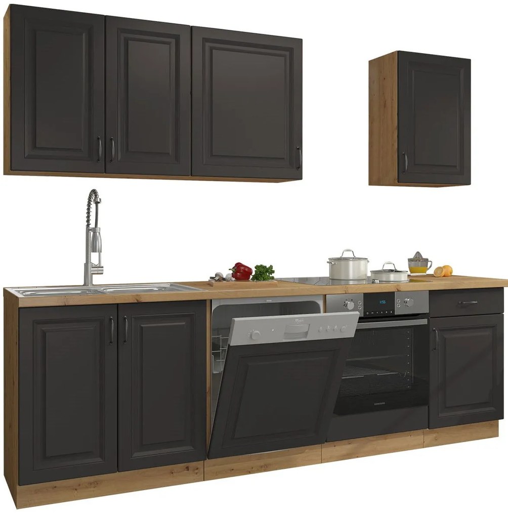 Σύνθεση κουζίνας Retroline V-Gkri-Fusiko