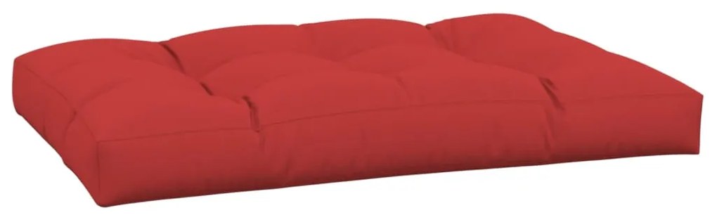 vidaXL Μαξιλάρι Καναπέ Παλέτας Κόκκινο 120 x 80 x 12 εκ. Υφασμάτινο