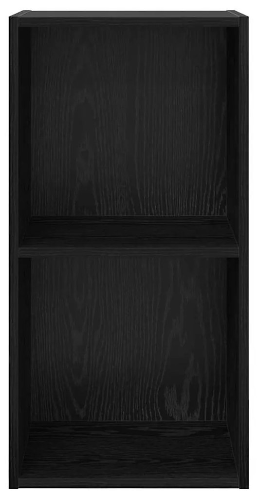 vidaXL Σετ επίπλου τηλεόρασης Επιτοίχιο Μαύρη Οξυά 37 x 37 x 72 εκ