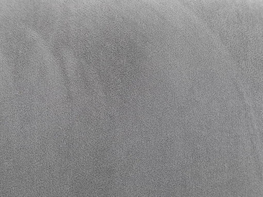 Σκαμπό σαλονιού Bloomington B105, Γκρι, 41x53x63cm, Ταπισερί, Πόδια: Ξύλο, Ρόδες | Epipla1.gr