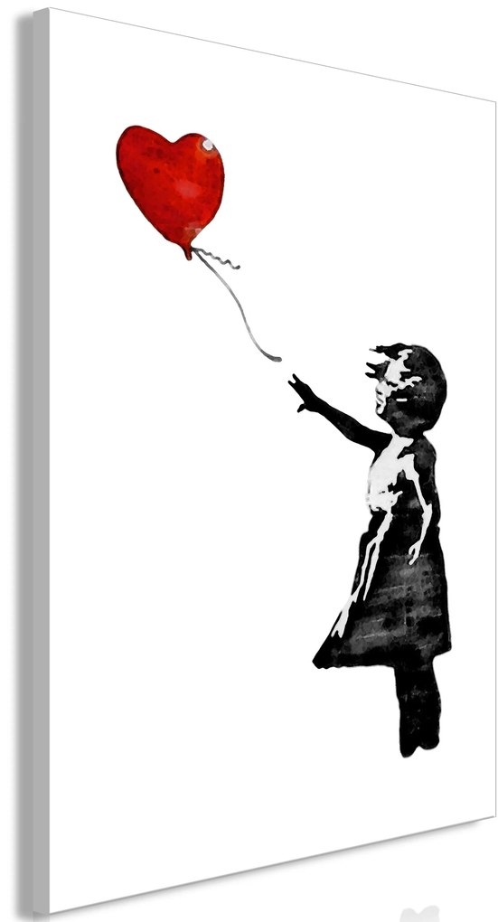 Πίνακας - Banksy: Girl with Balloon (1 Part) Vertical - 80x120