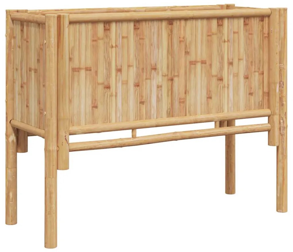 vidaXL Υπερυψωμένη Ζαρντινιέρα Καφέ 90 x 35 x 70 εκ. Μπαμπού