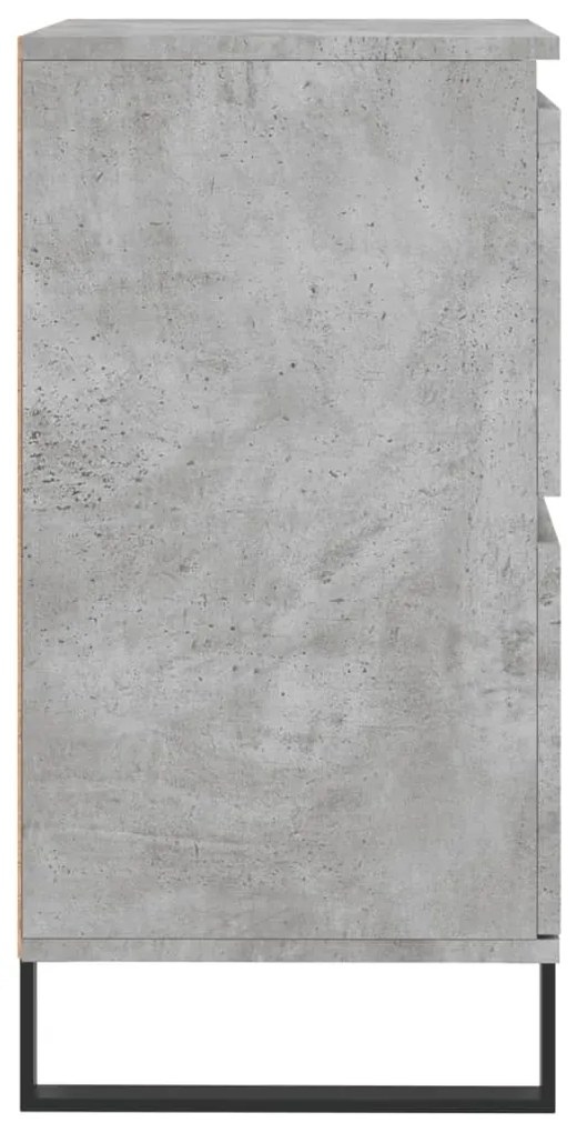 vidaXL Ντουλάπι Γκρι Σκυροδέματος 60x35x70 εκ. Επεξεργασμένο Ξύλο