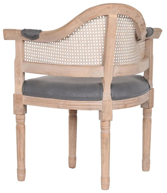 Καρέκλα Τραπεζαρίας DKD Home Decor Σκούρο γκρίζο 67 x 51 x 85 cm 79 x 53 x 85 cm
