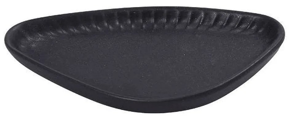 Πιάτο Γλυκού Τρίγωνο Gobi OW2046K6 15x8,5x2cm Black Espiel Porcelain