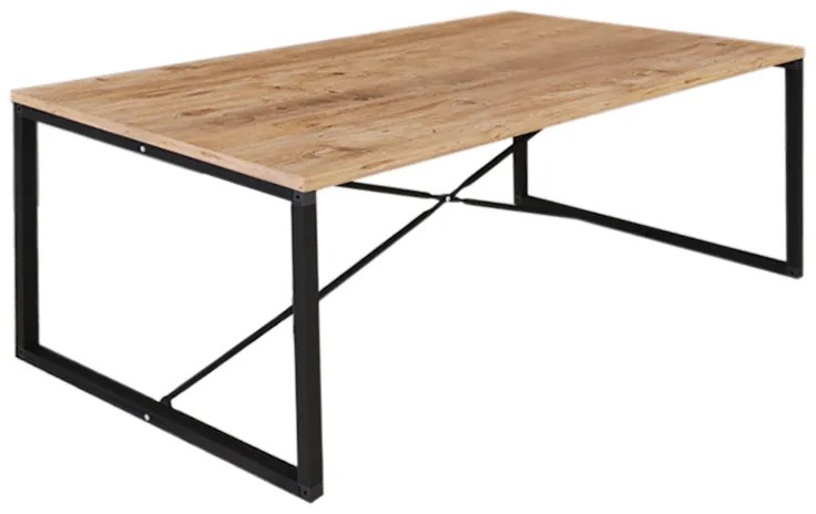 Τραπεζάκι σαλονιού Harte Megapap χρώμα pine oak 100x55x42εκ.