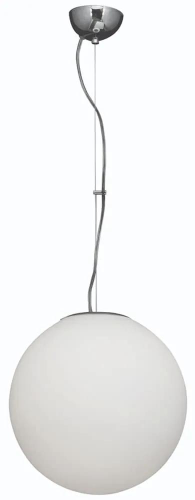 Φωτιστικό Οροφής Ball 77-1876 40x40x150cm 1xE27 60W White Homelighting Κρύσταλλο,Γυαλί