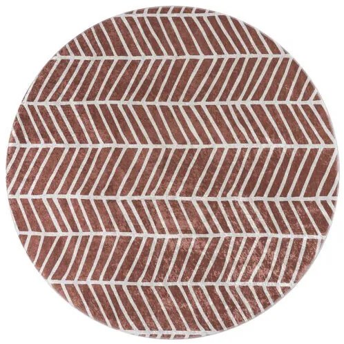 Ροτόντα 140x140 Azelie Art 9761-Coral Κοραλί       Beauty Home