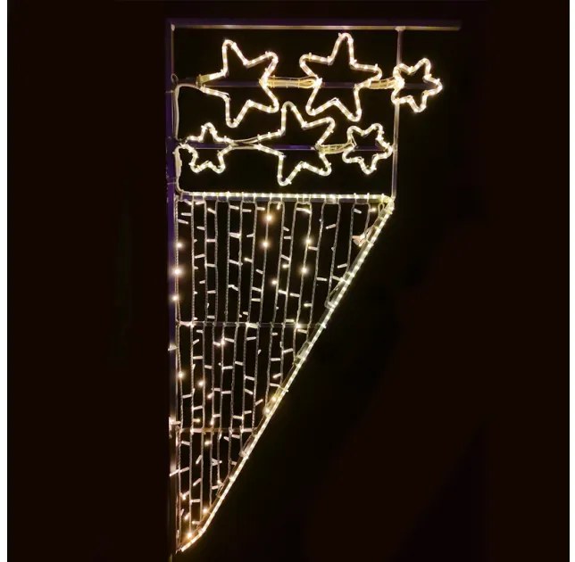6 Star Waterfall Επίστηλο LED Δρόμου IP65 39W Θερμό Λευκό X174641113 ACA-X174641113-Λευκό X174641113