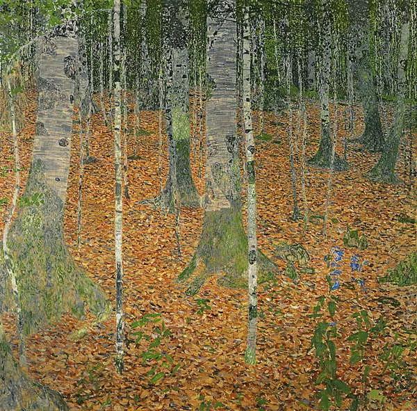 Gustav Klimt - Εκτύπωση έργου τέχνης The Birch Wood, 1903, (40 x 40 cm)