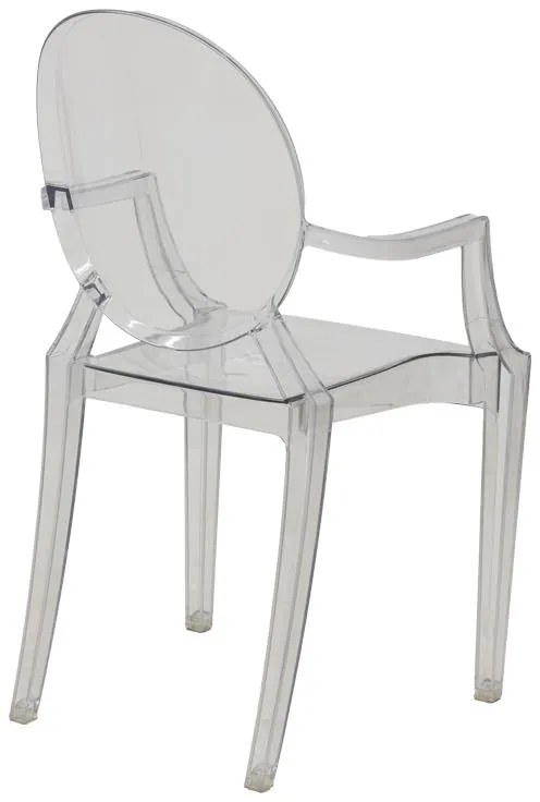 Καρέκλα Narova PC διάφανο 43x48x92εκ 43x48x92 εκ.