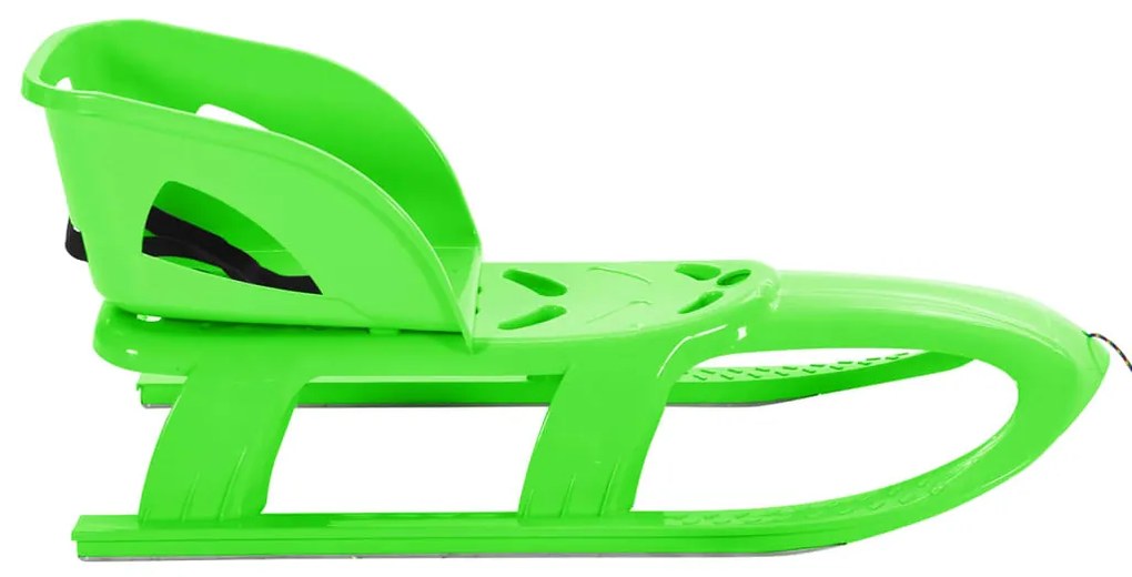 vidaXL Έλκηθρο με Κάθισμα Πράσινο 102,5x40x23 εκ. από Πολυπροπυλένιο