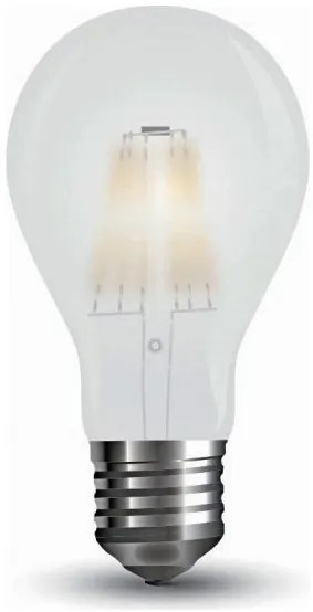 LED V-TAC Λάμπα 10W  Filament E27 A67 Frost Cover  Ψυχρό Λευκό 6400Κ 7154