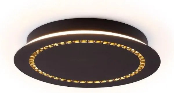 Πλαφονιέρα Φωτιστικό Οροφής SHINY-R500 Μεταλλικό Μαύρο LED Sunlight-SHINY-R500-Μαύρο SHINY-R500