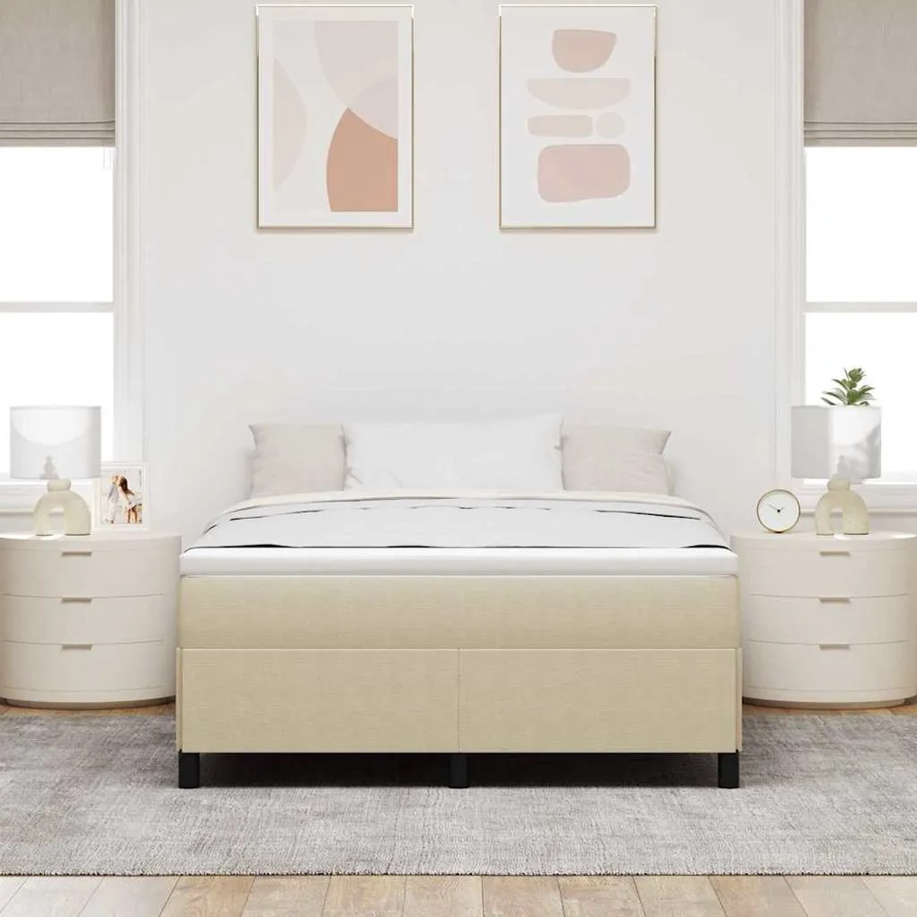 vidaXL Σκελετός Κρεβατιού Γκρι Πράσινο 140 x 200 cm Βελούδο