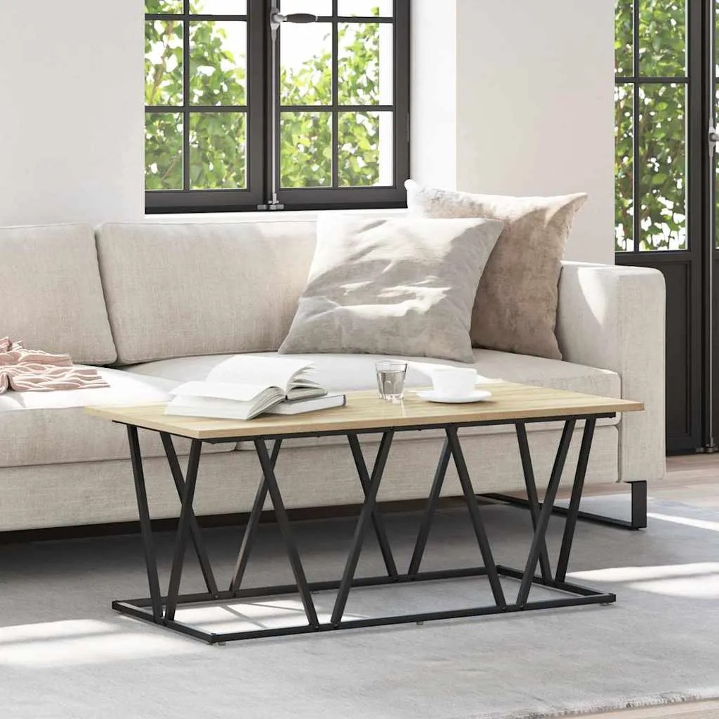 vidaXL Τραπεζάκι σαλονιού Sonoma Δρυς 100 x 50 x 40 cm