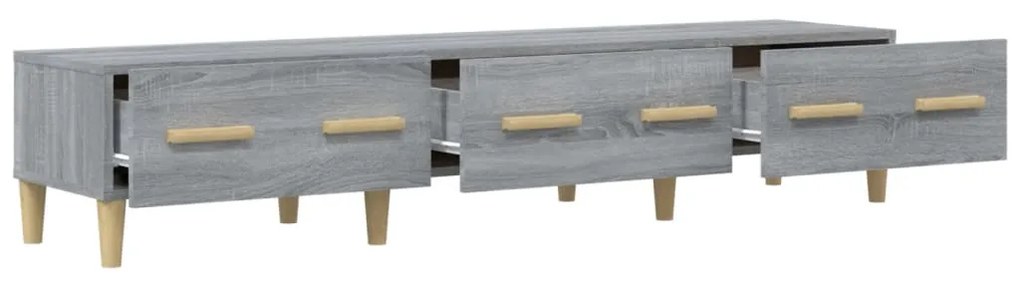 vidaXL Έπιπλο Τηλεόρασης Γκρι Sonoma 150x34,5x30εκ. Επεξεργασμένο Ξύλο