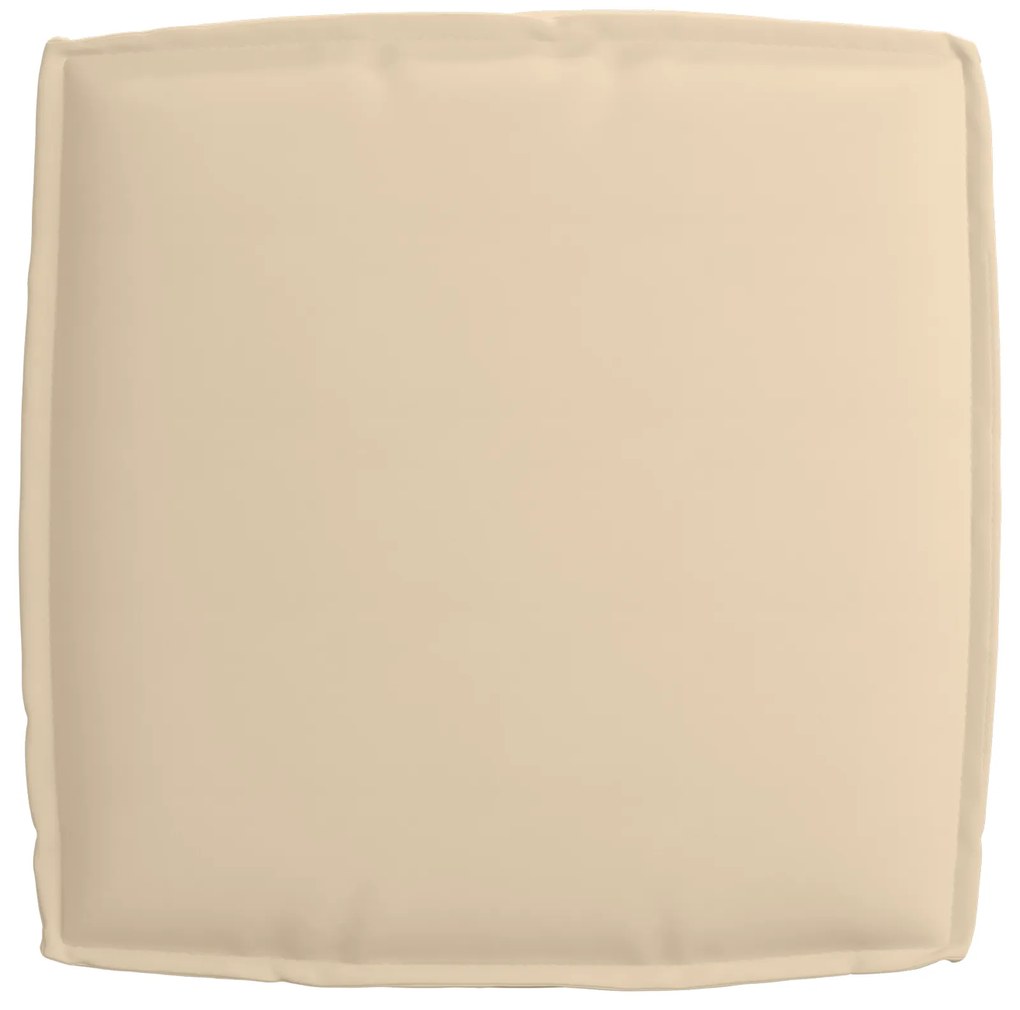 vidaXL Μαξιλάρι Παλέτας για Καθίσμα Μπεζ 60x60x12 εκ. Ύφασμα Oxford